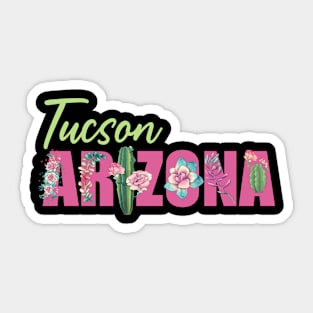 Women's Tucson Arizona Beautiful Succulent Cactus Desert Sticker